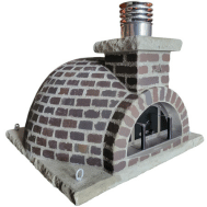 Traditional Wood Fired Brick Pizza Oven - Blacksmith XL