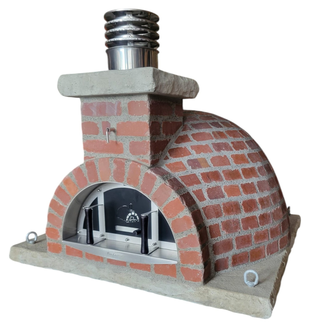 Traditional Wood Fired Brick Pizza Oven - New Haven Rustico XL