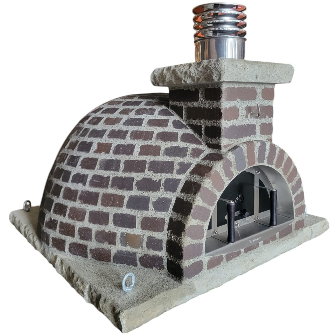 Traditional Wood Fired Brick Pizza Oven - Blacksmith XL