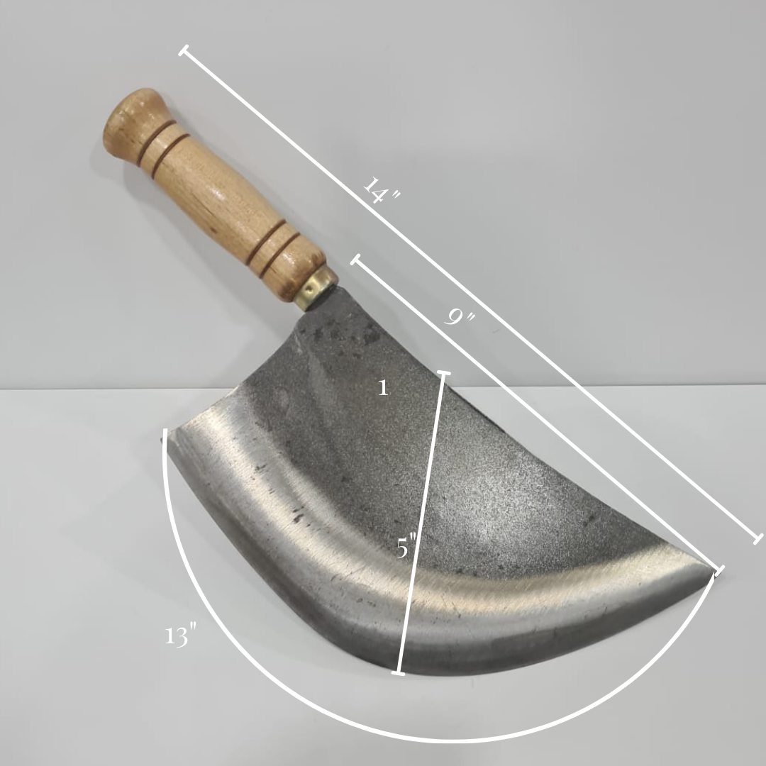 Rustic Pizza Cleaver