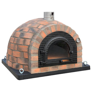Traditional Wood Fired Brick Pizza Oven - Rústico Red