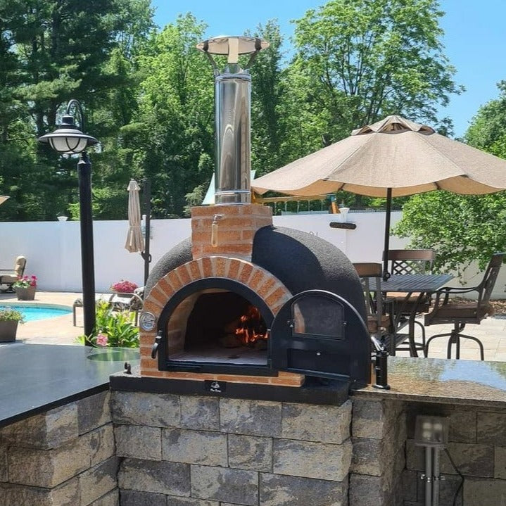 Bundle - Traditional Brick Oven Dymús + Gas Burner + Tool Set + Cover
