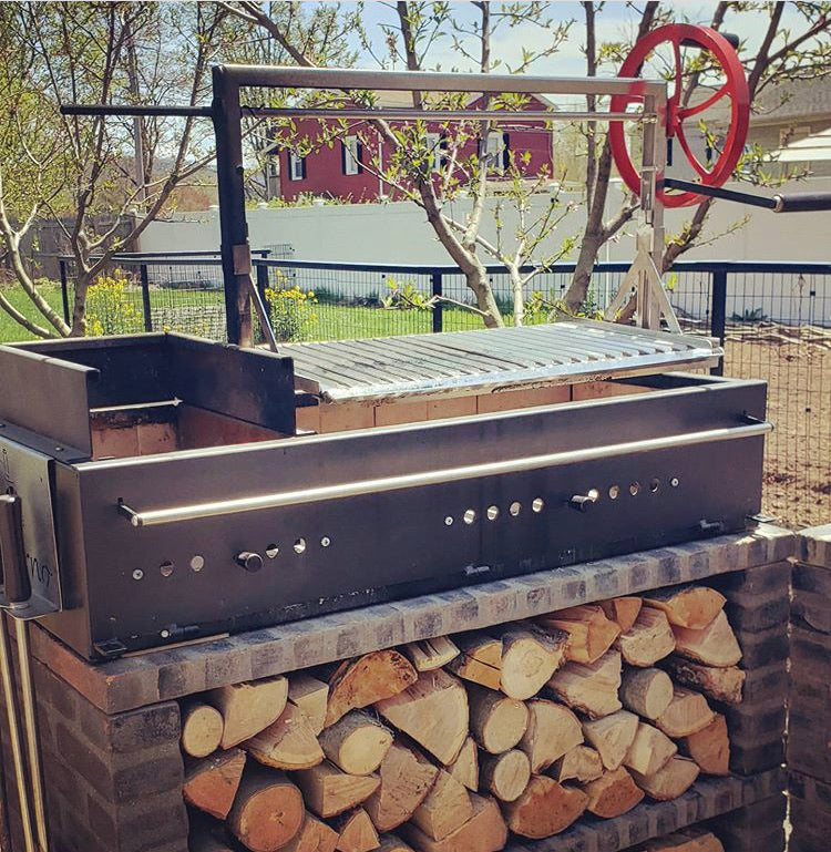 Argentinian Grill - Matte Black without cart