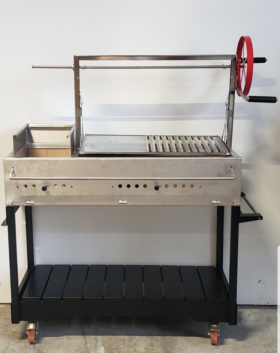 Argentinian Grill - Stainless Steel with cart